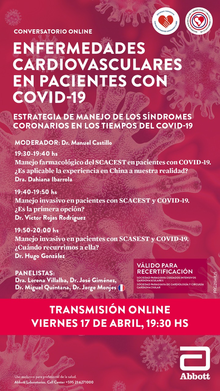 Enfermedades Cardiovasculares en pacientes con COVID-19